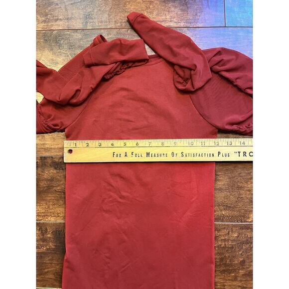 Intimately Free People Boho Fitted Long Sleeve Stretch Top Size XS/S - Picture 3 of 5